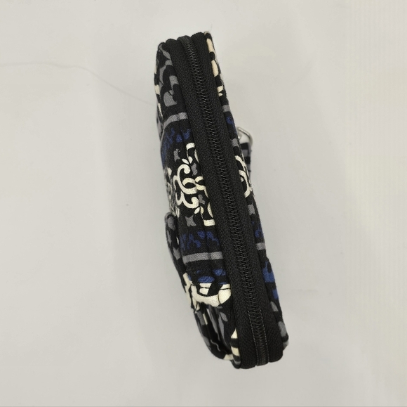 VERA BRADLEY Canterberry Cobalt Phone/Cigarette Pocket Ziparound Wallet - Picture 8 of 9
